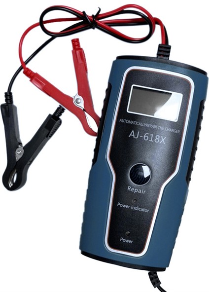 12V Tam Otomatik Akıllı Şarj Cihazı 6A Yüksek Güçlü Taşınabilir Araba Motosiklet Pil Şarj Cihazı Pil Şarjı Ab Fişi (Yurt Dışından)