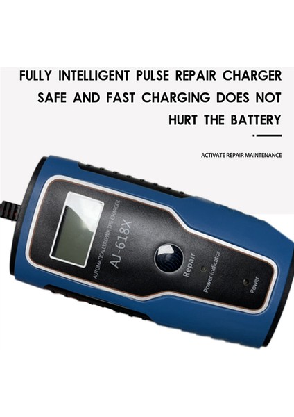 12V Tam Otomatik Akıllı Şarj Cihazı 6A Yüksek Güçlü Taşınabilir Araba Motosiklet Pil Şarj Cihazı Pil Şarjı Ab Fişi (Yurt Dışından) modelleri