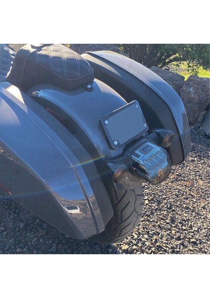 Harley Softail 3hole Montaj Plakası Tutucu Raf Aksesuarı Için Motosiklet Kavisli Damış Plakası Montaj Braketi (Yurt Dışından) fırsatları