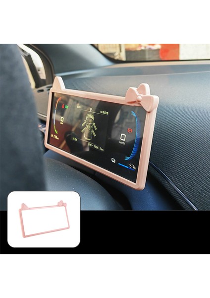 Byd Dolphin Mini / Byd Seagull Için Pembe Araba Enstrümanı Koruyucu Çerçeve Kaplama Kapağı (Yurt Dışından) fırsatları