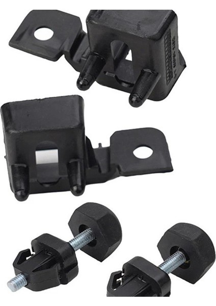 Sol Far Montaj Braketi ve Kaput Tampon Tıpa Kiti DS7Z16758D, Ford Fusion Lincoln 2013-16 Için DS73-16K808-AA (Yurt Dışından) fırsatları