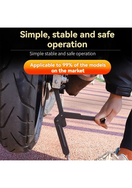 Motosiklet Kickstand Wheel Destek Tarafı Stand Onarım ve Bakım Park Destek Aracı Katlanır Tek Kollu (Yurt Dışından) fırsatları