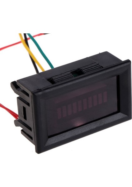 Yakıt Seviyesi Göstergesi Göstergesi 12V Evrensel Motosiklet Araç Yağı Ölçek Metre LED Yağ Yakılı Yaşam Değeri Gösterge Için Araç Için (Yurt Dışından) modelleri