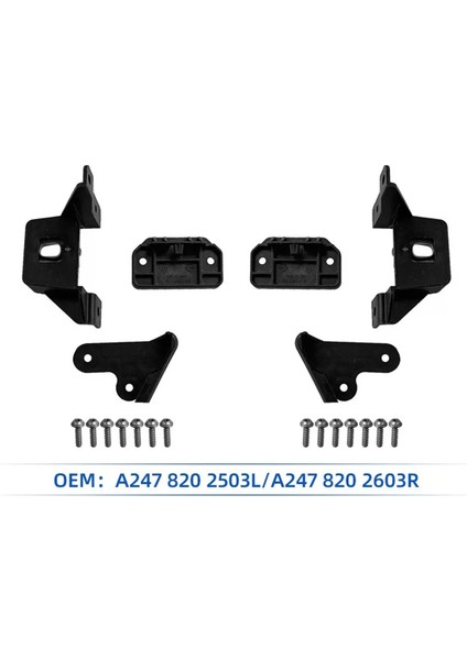 Mercedes-Benz Gla Sınıfı X247 2020-2023 Far Tutucu Mount A2478202503 L Için Araba Ön Far Braketi Onarım Kitleri (Yurt Dışından) modelleri