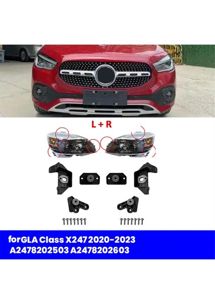 Mercedes-Benz Gla Sınıfı X247 2020-2023 Far Tutucu Mount A2478202503 L Için Araba Ön Far Braketi Onarım Kitleri (Yurt Dışından) indirimleri