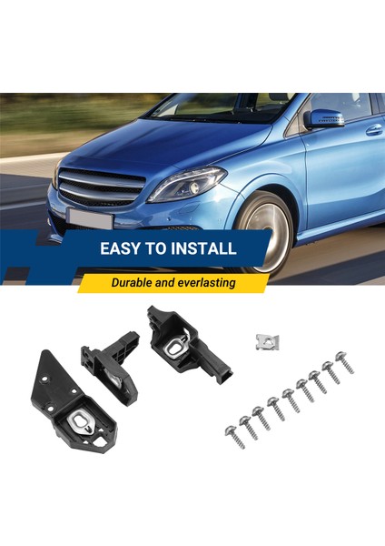 1set Ön Far Onarımı Montaj Rs Braket Kitleri Mercedes-Benz B-Serisi W242 R246 2010-2019 A2468200314 Sol (Yurt Dışından) indirimleri
