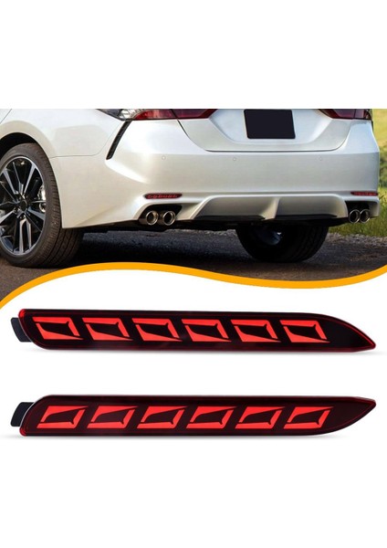 Toyota Için Arka Tampon Reflektör Fren Işığı Işık Sıralı Dönüş Sinyal Lambası Camry Sienna Avalon Sienna Lexus GX470 (Yurt Dışından) fırsatları