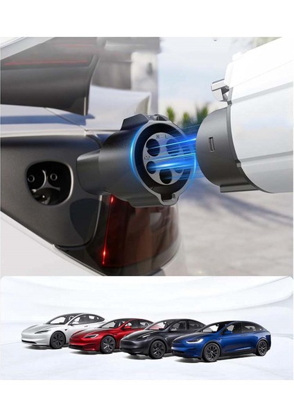 J1772 Tesla Şarj Cihazı Aksesuarları Için Tesla Şarj Adaptörü [max 80A 240V] Telsa Nacs Adaptörü, Kullanımı Kolay (Yurt Dışından) fırsatları