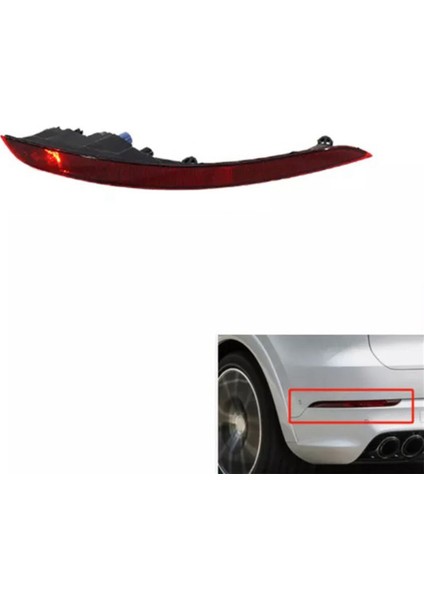1 Adet Sol Arka Tampon Işık Reflektör Fren Sisi Porsche Cayenne Için Dönüş Sinyal Lambası 2018- 9Y0945725 Porsche Parçaları (Yurt Dışından) modelleri