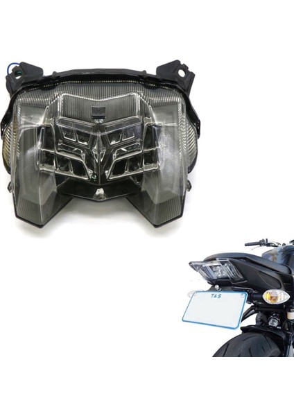 Motosiklet Arka Kuyruk Işık Fren Dönüşü Sinyalleri Yamaha Mt-09 Fz-09 FZ09 MT09 2017-2019 Entegre LED Işık Motosiklet Aksesuarları (Duman) (Yurt Dışından) fiyatları