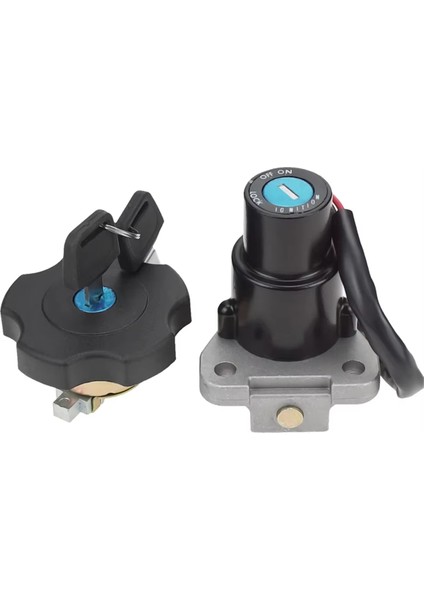 Motosiklet Ateşleme Anahtarı Yakıt Deposu Kapağı Kilit Kilit Anahtar Seti Yamaha XT600 TW200 DT200 DT200R XT225 Serow 225 (Yurt Dışından) modelleri