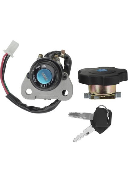 Motosiklet Ateşleme Anahtarı Yakıt Deposu Kapağı Kilit Kilit Anahtar Seti Yamaha XT600 TW200 DT200 DT200R XT225 Serow 225 (Yurt Dışından) fırsatları