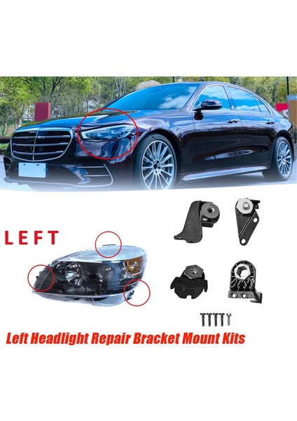Mercedes-Benz S Sınıfı W223 21-24 Far Montajı Rs Braketi A2238208304 Sol (Yurt Dışından) fiyatları