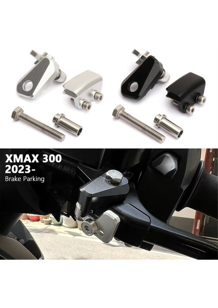 Motosiklet Fren Kolu Park Kilidi Yamaha Için Xmax X-Max 300 XMAX300 2023 2024 Siyah Için (Yurt Dışından) fırsatları