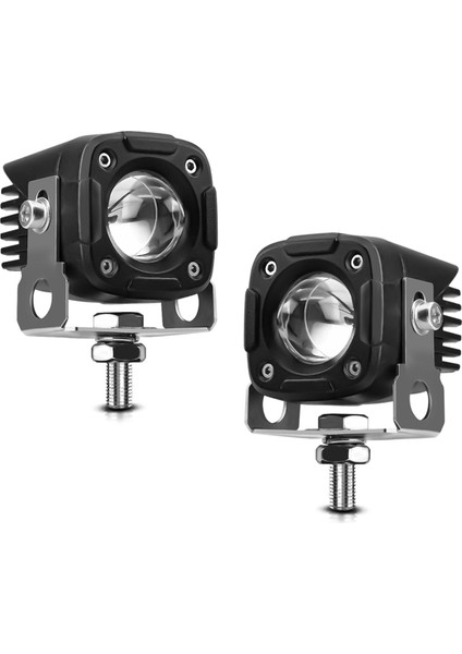 Motosiklet Spot Far Yardımcı LED Sisli Beyaz+Amber Light 6000000LM Araba Kamyonu Suv Utv Traktör Teknesi (Yurt Dışından) modelleri