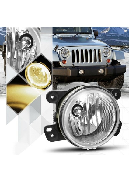 Araba Ön Tampon Sis Lambası 05182026AA Jeep Wrangler (Jk) Cherokee 2010-2019 Dodge Yolculuk Şarj Cihazı Sol Veya Sağ (Yurt Dışından) modelleri