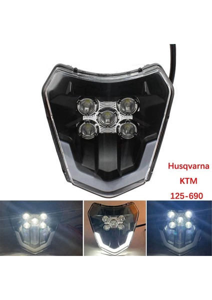 Motosiklet LED Far Fit Fit LED Far Ktm Ec Exc Xc Xcf Xcw Xcf Sx Sxf Sxs 125 150 250 350 450 530 690 (Yurt Dışından) fiyatları