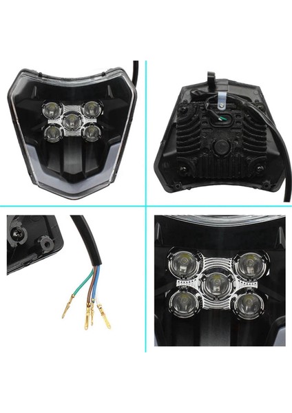 Motosiklet LED Far Fit Fit LED Far Ktm Ec Exc Xc Xcf Xcw Xcf Sx Sxf Sxs 125 150 250 350 450 530 690 (Yurt Dışından) indirimleri