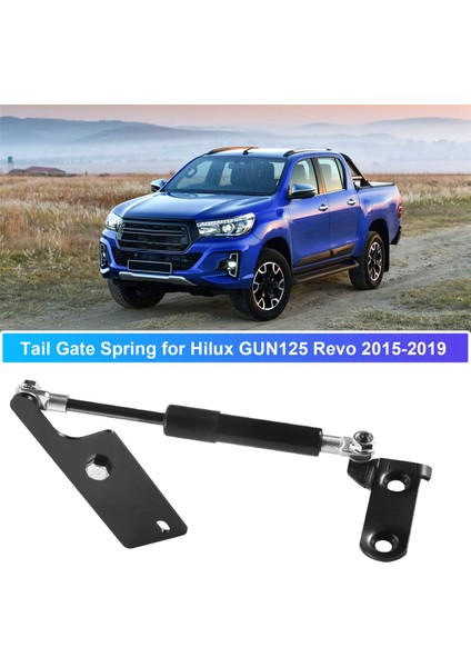 1pcs Arka Bagaj Kapısı Tahta Yavaş Aşağı Destek Çubuk Asansör Germe Gaz Şok Damper Toyota Hilux GUN125 Revo 2015-2019 (Yurt Dışından) fırsatları