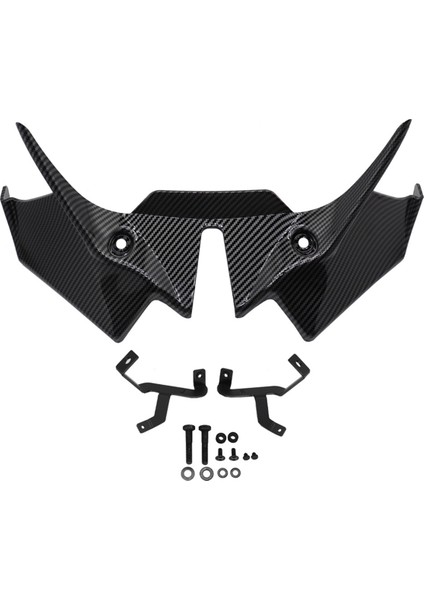Kawasaki Için Ön Spoyler Z650 Z 650 2020-2024 Aerodinamik Kanat Deflektörü Kanat Biçimi Kaplama Kaplama Karbon Fiber (Yurt Dışından)