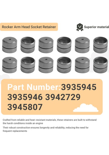 Rocker Arm Kafa Soketi Tutucu 3935945 3935946 3942729 3945807 Cummins 2003-2018 Dodge Ram 2500 3500 3500 (Yurt Dışından) fırsatları