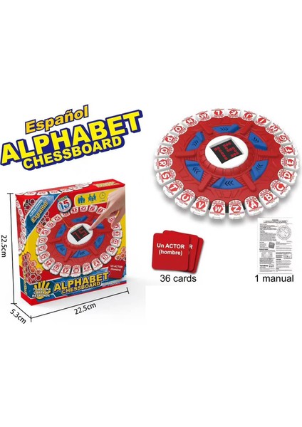 Alfabe Masa Oyunları Interaktif Masaüstü Yaratıcı (Yurt Dışından)