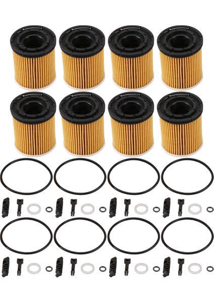 Kia K3 Için 8pcs Hyundai Elantra Için 1.6l 1.5l Yağ Filtresi Assy Sealler 26350-2M000 263502M000 26350 2M000 (Yurt Dışından) fiyatları