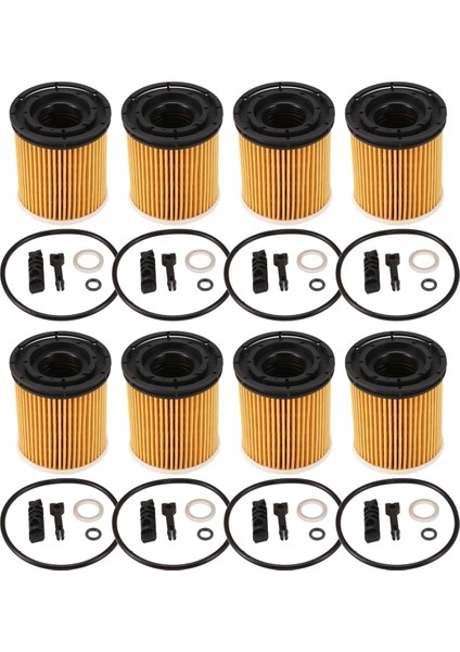 Kia K3 Için 8pcs Hyundai Elantra Için 1.6l 1.5l Yağ Filtresi Assy Sealler 26350-2M000 263502M000 26350 2M000 (Yurt Dışından) modelleri