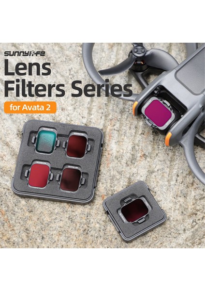 Sunnylife ND32 Filtre Drone Filtresi Avata 2 Filtre Traversör Filtresi Çok Fonksiyonlu Işık Azaltma Pratik Aksesuarları (Yurt Dışından)