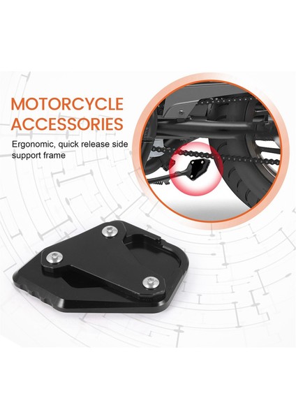 Motosiklet Yan Ayak Ayak Padü Yan Ayak Braketi Honda Rebel Için Büyük Koltuk Motosiklet Aksesuarları CM1100 CMX1100 (Yurt Dışından) fırsatları