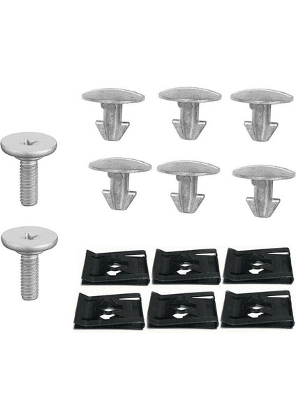 14PC Alt Motor Kapak Pin Vidası, Sıçrama Kalkanı Donanım Vidası ve Erişim Klibi, Honda Accord Civic 90674-TY2-A01 (Yurt Dışından)