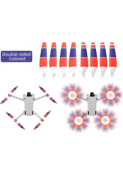 Djı Mini 3 Pro Drone Değiştirme ile Uyumlu Mini 3 Pervane Için Düşük Gunise Hızlı Çıkar Bıçak Aksesuarları, F (Yurt Dışından)