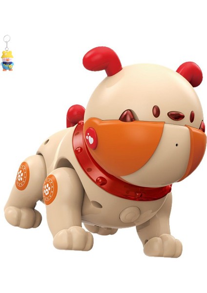 Çocuk Eğlenceli Akıllı Ses Evcil Hayvan Köpek Dokunmatik Sensör Uzaktan Kumanda Robot Köpek Eğitici (Yurt Dışından)
