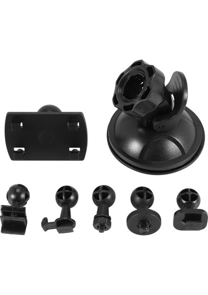 6 Tip Adaptörlü Çizgi Kam Tutucu Için Araba Vantuz, 360 Derece Açılı Araba Montajı Dvr Kamera Kamera Kamera Gps Aksiyon Kameraları (Yurt Dışından)
