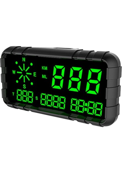 C3012 Hud Speedometre Yolcu Pusula Başlığı Ekran Gps Dijital Ekran Büyük Yazı Tipleri Tüm Arabalar Için Evrensel (Yurt Dışından) fiyatları