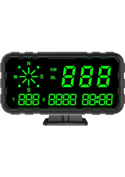C3012 Hud Speedometre Yolcu Pusula Başlığı Ekran Gps Dijital Ekran Büyük Yazı Tipleri Tüm Arabalar Için Evrensel (Yurt Dışından) modelleri