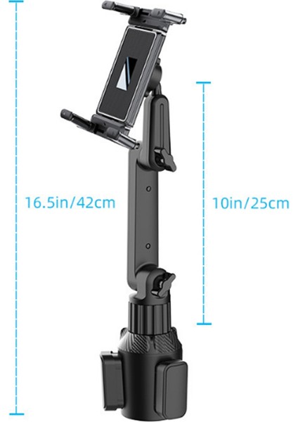 Telefon Padi Tutucu 360 Ayarlanabilir Tutucu Dizüstü Bilgisayar Tilt Çubuğu Araba Telefon Tutucu Tutucu Araba Için (Yurt Dışından) modelleri
