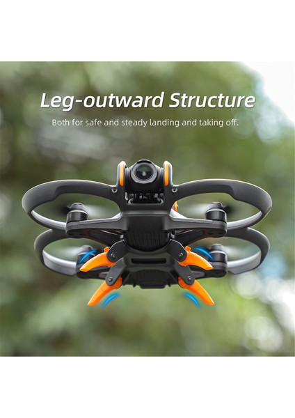 Avata2 Booster Stand Aksesuar Katlanabilir Örümcek Dişli Iniş Dişli Koruyucu Braket, B Sunnylife Drone Iniş Dişanı (Yurt Dışından)