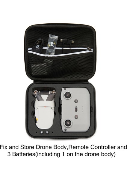 Djı Mini 2 Uzaktan Kumanda Depolama Çantası Için Djı Mini 2 Drone Aksesuarları Için Taşınabilir Hafif Depo Çantası Kırmızı ve Siyah (Yurt Dışından) modelleri