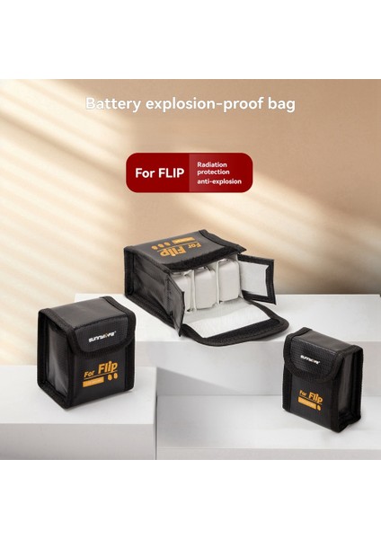 Sunnylife Lipo Pil Güvenli Çanta Djı Flip Koruyucu Pil Depolama Kılıfı 3 Pil Için Drone Aksesuar (Yurt Dışından) fiyatları