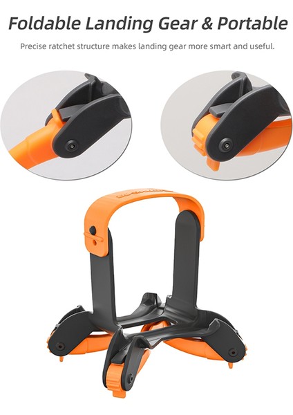 Avata2 Booster Stand Aksesuar Katlanabilir Örümcek Dişli Iniş Dişli Koruyucu Braket, A (Yurt Dışından) modelleri