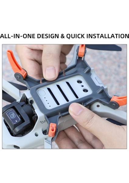 Sunnylife Drone Booster Djı Mini 4k/mini 2 Se/mını 2/mını Se/mavic Mini Kickstand Folding Landing Koruma Braketi, A (Yurt Dışından)