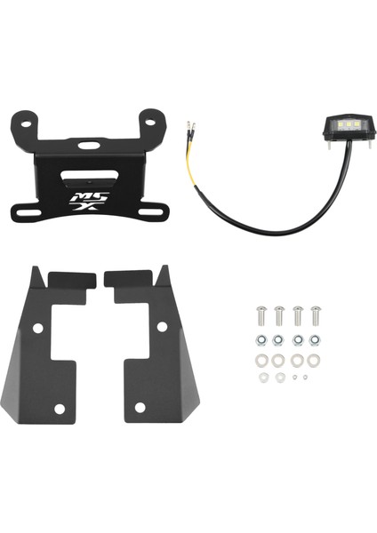 Motosiklet Kuyruğu Düzenli Çamurluk Eliminator LED Hafif Plaka Tutucu Honda MSX125 Grom/sf MSX125SF 2016-2020 (Yurt Dışından)