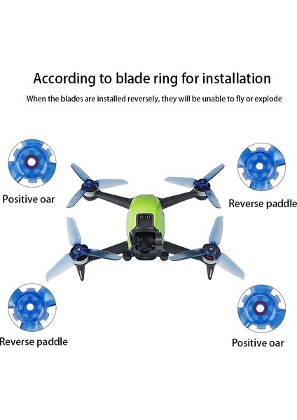 Djı Fpv Combo Drone Pervaneler Için Hızlı Serbest Bırakma Quadcopter Yedek Bıçaklar Djı Fpv Aksesuarları Için Renkli Kürek, C (Yurt Dışından) modelleri