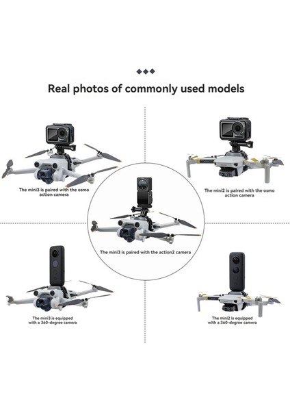 GOPRO/INSTA360/OSMO Için Kayış Montajını Genişletin Djı Mini 3/mini 2/mini Se/mavic Mini/hava (Yurt Dışından) fiyatları
