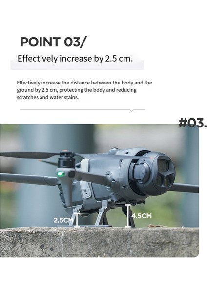 Djı Mavic 4 Pro 2.5cm Yükseklik Tripod Uzatma Bacakları Için Hızlı Serbest Bırakma Katlanır Iniş Dişlisi Drone Koruyucusu Aksesuarları (Yurt Dışından) indirimleri