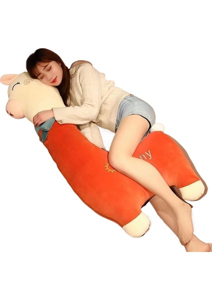Yeni Alpaka Yastık Bebek Peluş Oyuncak Yatak Bacak Uyku Sevimli Bebek Bebek Kız Çocuk Doğum Günü Hediyesi (Yurt Dışından)