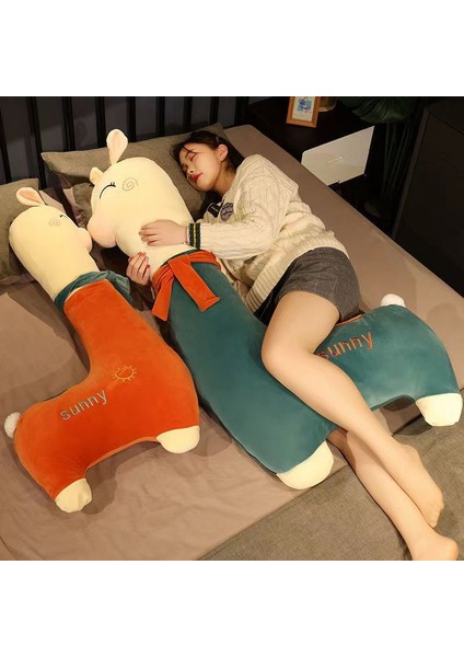 Yeni Alpaka Yastık Bebek Peluş Oyuncak Yatak Bacak Uyku Sevimli Bebek Bebek Kız Çocuk Doğum Günü Hediyesi (Yurt Dışından) modelleri