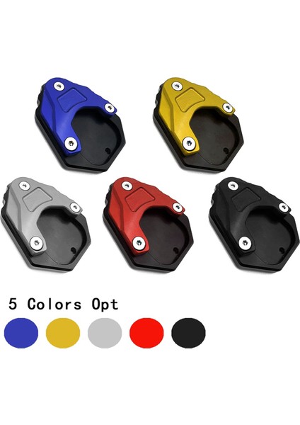 Bmw C400GT C400X Motosiklet Ayak Yeriniz Stand Plakası Kickstand Büyütme Desteği Uzatma Siyah+Mavi (Yurt Dışından) fırsatları
