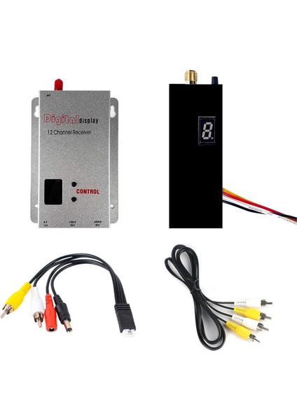 Fpv 1.2g 1.5W Vtx Vrx Kiti 8ch 1500MW Fpv Uzun Menzilli Fpv Drone Rc Modeli Için Video Veri Verici Alıcı (Yurt Dışından)